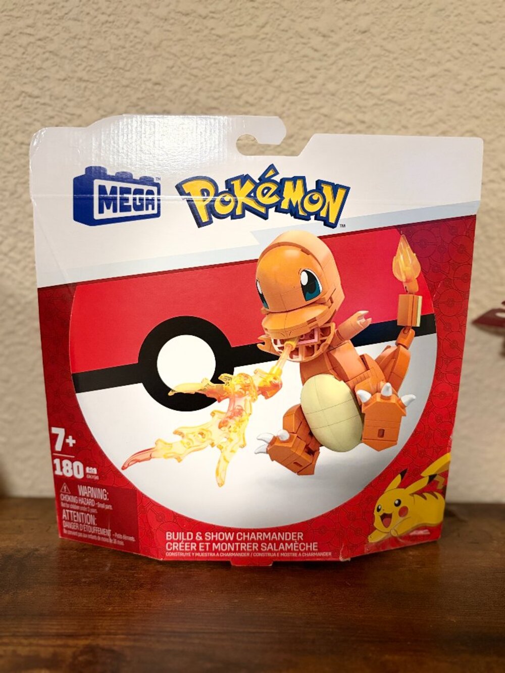 Mega Pokémon Charmander Building Set 180 Pieces Build & Show Figure NWT